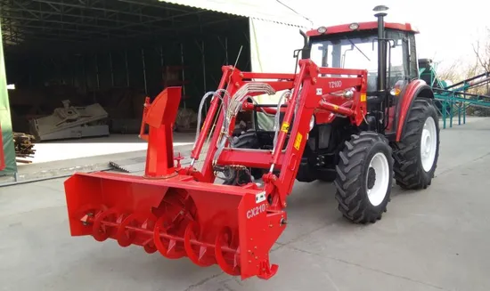 Snow Blower with SSP Quick hitch for front end loader 
